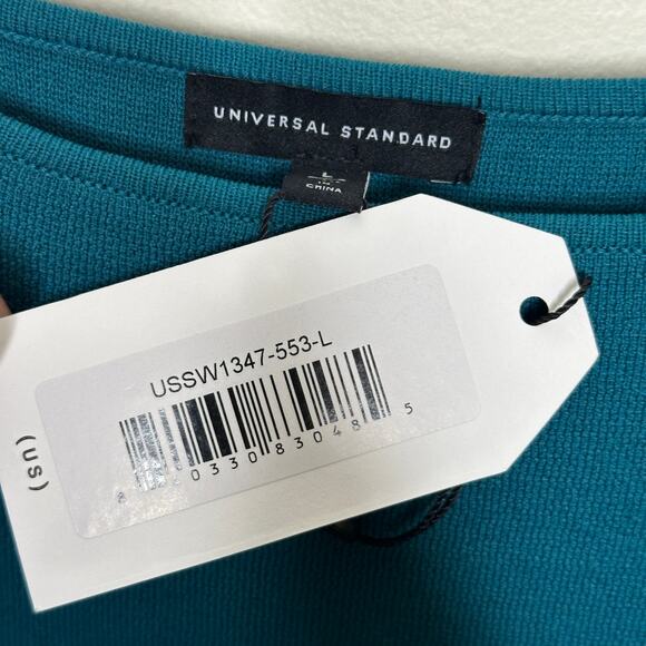 UNIVERSAL STANDARD Knitted Tank Dress Peacock Blue Sz 22/24 NWT {KK40} - Picture 5 of 6